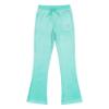 Picture of Juicy Couture Girls Summer Diamante Bootcut Velour Jogger - Turquoise