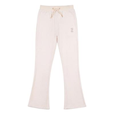 Picture of Juicy Couture Girls Summer Diamante Bootcut Velour Jogger - Shell