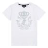 Picture of Juicy Couture Girls Summer Black Label Diamante Tee - Bright White