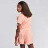Picture of Juicy Couture Girls Summer Towelling Playsuit - Peach Amber