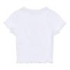 Picture of Juicy Couture Girls Summer Lettuce Hem Cropped Tee - Bright White 