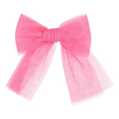 Picture of Rahigo Girls Tulle Bow Hairclip - Fuschia Pink