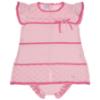 Picture of Rahigo Girls Summer Knit Openwork A Line Dress & Pants Set X 2 - Baby Pink Fuschia 