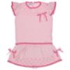 Picture of Rahigo Girls Summer Knit Openwork Jumper & Skirt Set X 2 - Baby Pink Fuschia 