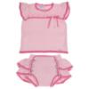 Picture of Rahigo Girls Summer Knit Openwork Jampant & Jumper Set X 2 - Baby Pink Fuschia
