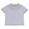Picture of Rahigo Boys Summer Knit Jampants & Jumper Set X 2 - Baby Blue Beige