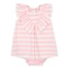 Picture of Rapife Summer Girls Wide Stripe Dress & Panties Set - Pink White