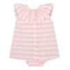 Picture of Rapife Summer Girls Wide Stripe Dress & Panties Set - Pink White