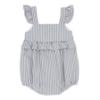 Picture of Rapife Summer Girls Frilled Bubble Romper - Blue Stripe