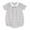 Picture of Rapife Summer Boys Peter Pan Romper - Beige Multistripe