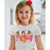 Picture of Mayoral Mini Girls Sequin Bow T-shirt - White Fuchsia