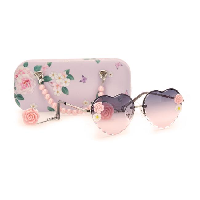 Picture of Monnalisa Girls Rapunzel Flower Sunglasses - Lilac