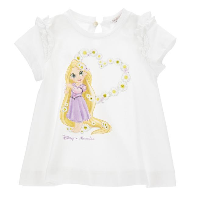 Picture of Monnalisa Bebe Girls Rapunzel Tunic Top - White 