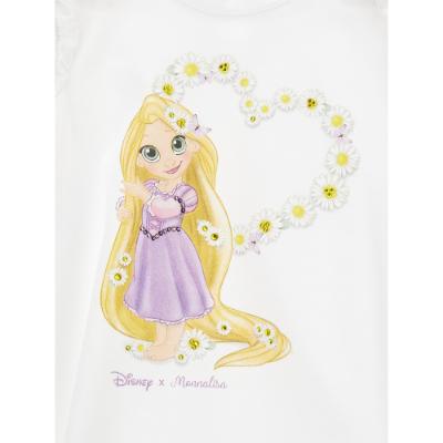 Picture of Monnalisa Bebe Girls Rapunzel Tunic Top - White 