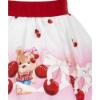 Picture of Monnalisa Bebe Girls Teddy Cherry Skirt - Pink Red