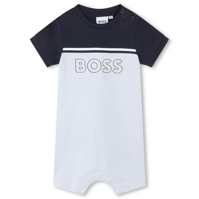 Picture of BOSS Baby Boys Logo Shortie - Blue