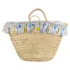 Picture of  Tutto Piccolo Bowling Collection Beach Basket - Blue Lemon