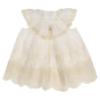 Picture of Foque Baby Girls Lace Ruffle Dress Panties & Bonnet Set X 3 - Ivory 