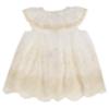 Picture of Foque Baby Girls Lace Ruffle Dress Panties & Bonnet Set X 3 - Ivory 
