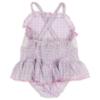 Picture of Anavini Girls Smocked Ice Creams Vintage Style Skirted Swimsuit - Lilac Check
