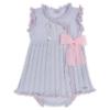 Picture of Rahigo Girls Summer Knit Cable A Line Dress & Pants Set X 2 - Baby Blue Pink
