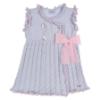 Picture of Rahigo Girls Summer Knit Cable A Line Dress & Pants Set X 2 - Baby Blue Pink