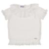 Picture of Rahigo Girls Summer Knit Ruffle Jumper & Shorts Set X 2 - White