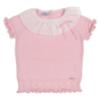 Picture of Rahigo Girls Summer Knit Ruffle Jumper & Shorts Set X 2 - Baby Pink