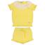 Picture of Rahigo Girls Summer Knit Ruffle Jumper & Shorts Set X 2 - Lemon