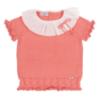 Picture of Rahigo Girls Summer Knit Ruffle Jumper & Shorts Set X 2 - Coral