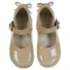 Picture of Panache Baby Girls High Back Bow Shoe - Arena Beige Patent 