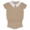 Picture of Rahigo Boys Summer Knit Shorts & Jumper Set X 2 - Beige 