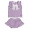 Picture of Rahigo Girls Summer Knit Cable Skirted Jam Pants Set X 2 - Lilac White