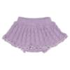 Picture of Rahigo Girls Summer Knit Cable Skirted Jam Pants Set X 2 - Lilac White