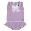 Picture of Rahigo Girls Summer Knit Cable Skirted Jam Pants Set X 2 - Lilac White