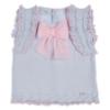 Picture of Rahigo Girls Summer Knit Cable Skirted Jam Pants Set X 2 - Baby Blue Pink