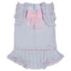 Picture of Rahigo Girls Summer Knit Cable Skirted Jam Pants Set X 2 - Baby Blue Pink