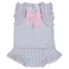 Picture of Rahigo Girls Summer Knit Cable Skirted Jam Pants Set X 2 - Baby Blue Pink