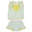 Picture of Rahigo Girls Summer Knit Cable Skirted Jam Pants Set X 2 - Mint Green Lemon