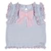 Picture of Rahigo Girls Summer Knit Cable Top & Shorts Set X 2 - Baby Blue Pink