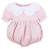 Picture of Jamiks Kids Baby Girls Thora Organic Cotton Romper - Dark Pink