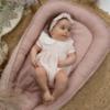 Picture of Jamiks Kids Baby Girls Thora Organic Cotton Romper - Dark Pink