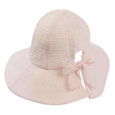 Picture of Jamiks Kids Girls Mafifi Organic Cotton Sunhat - Baby Pink