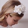 Picture of Abel & Lula Girls Organza Flower Headband - Ivory