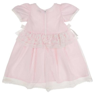 Picture of Ebita Baby Girls Summer Polka Tulle Dress & Headband Set X 2 - Pink 