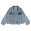 Picture of Ebita Girls Summer Denim Jacket T-shirt & Skirt Set X 3 - Blue Pink