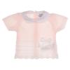 Picture of Sardon Baby Collection Girls Knitted Jampant Set X 2 - Baby Pink