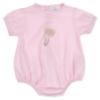Picture of Sardon Baby Collection Girls Short Sleeve Jersey Romper - Baby Pink 