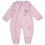 Picture of Sardon Baby Collection Girls Jersey Sleepsuit With Teddy - Baby Pink
