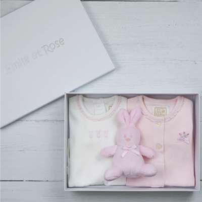 Picture of Emile Et Rose Boys Tessa 3 Piece Gift Set - Pink